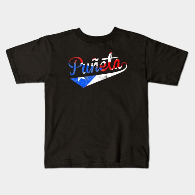 Puerto Rico Lo Hace Mejor Puneta Flag Kids T-Shirt by PuertoRicoShirts